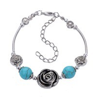 Bacelet bleu turquoise